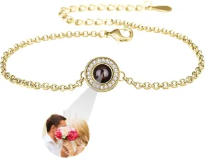 FawnBless Personalized bracelets, customized projection bracelets, photo bracelets, commemorative bracelets - thoughtful gifts for wives and mothers on anniversaries