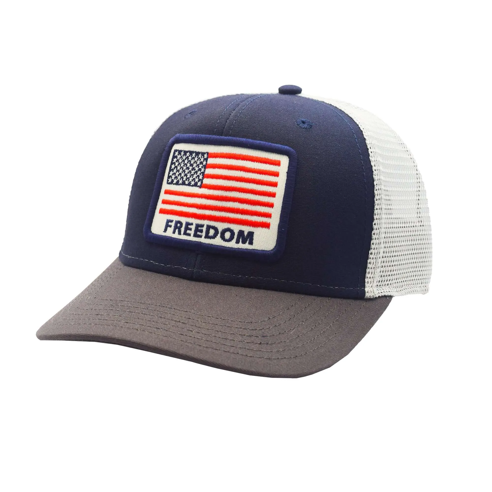 Freedom Flag Snapback Trucker Hat