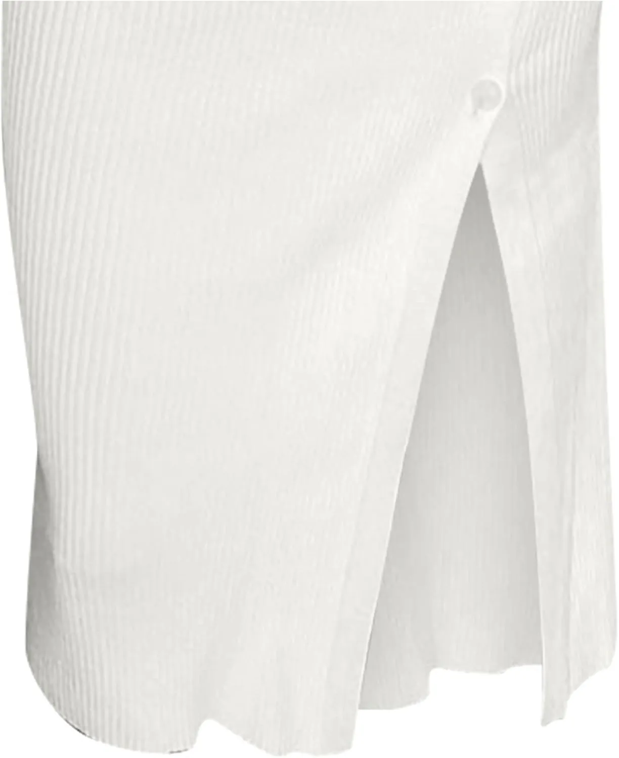 FZYLQY Slim Fit Ruched Pencil Skirts for Women High Waisted Elastic Band Bodycon Shirring Skirt Plus Size Skirt with Button