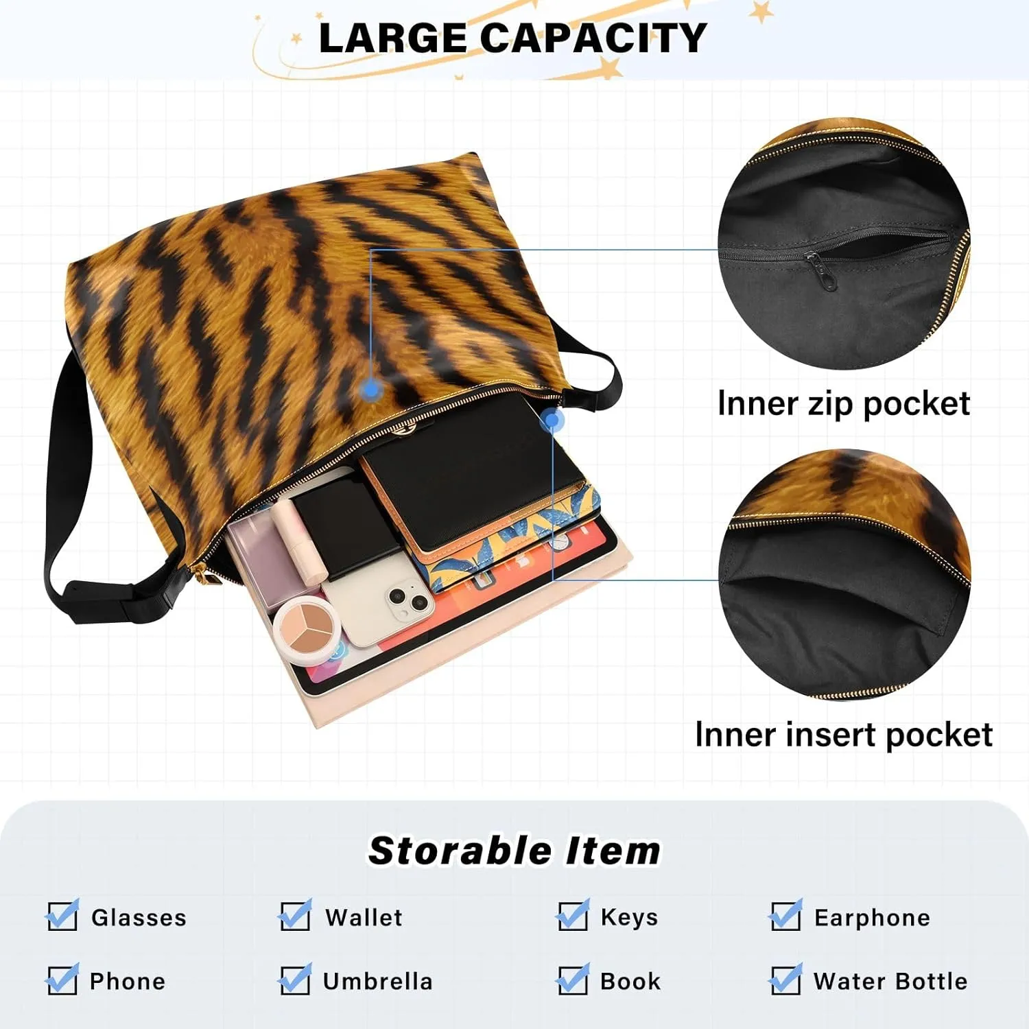 GAIGEO Football And Soccer Leather Satchel Shoulder Bag, Women's Shoulder Bags, Large Crossbody Bag