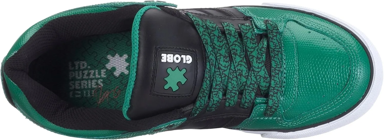 Globe Rage LTD GBRAGE Men's Skateboarding Embossed Leather Trainers