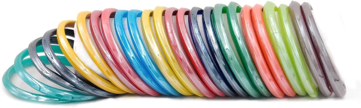 Glossy Finish Glass Bangles for Women 12 Multi Colours Pairs Size 2-10 to 2-0 (Pack Of 24 Bangles)