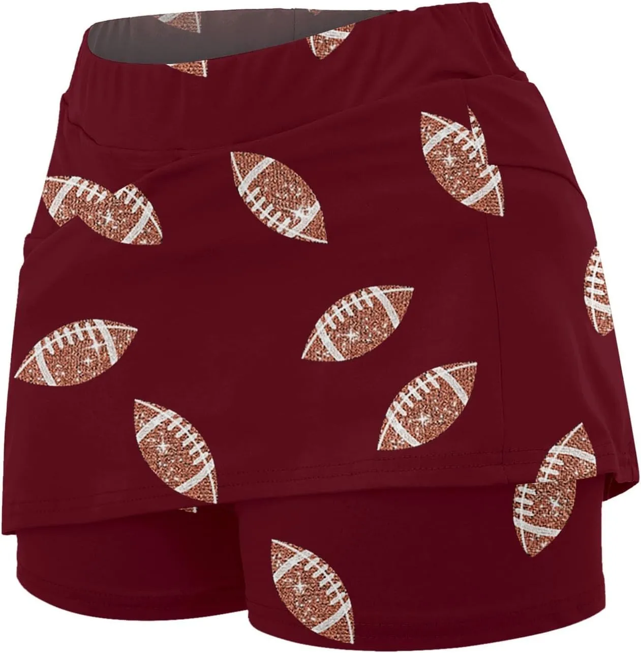 Golf Skorts for Women with Pockets Floral Summer Casual Tennis Skirts with Shorts Tummy Control Athletic Skort