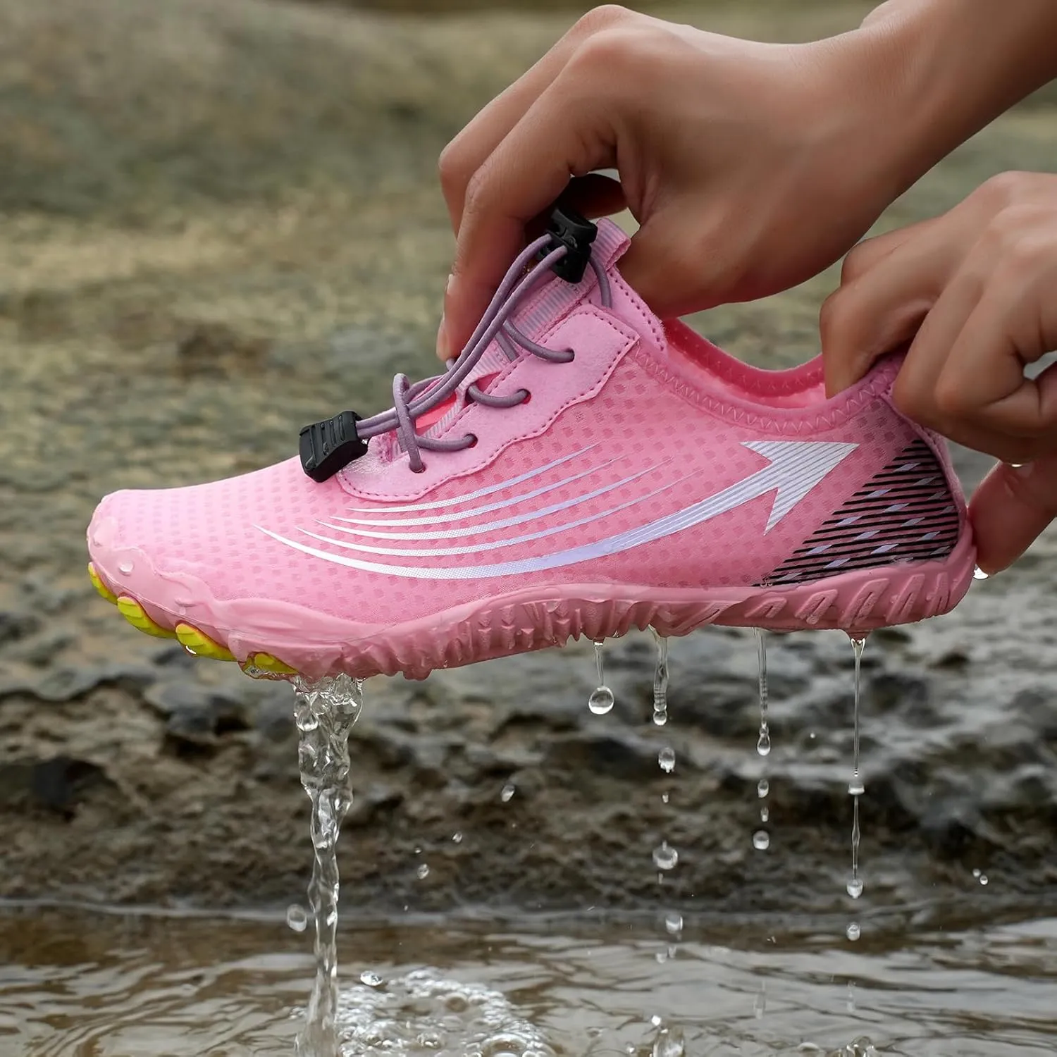 Hike Barefoot Shoes for Women Men, Pro Barefoot Shoes with Wide Toe Box, Healthy & Non-Slip Breathable Footwear Barefoot Shoes Beach Pool Swim Surf Hiking Walking Shoes