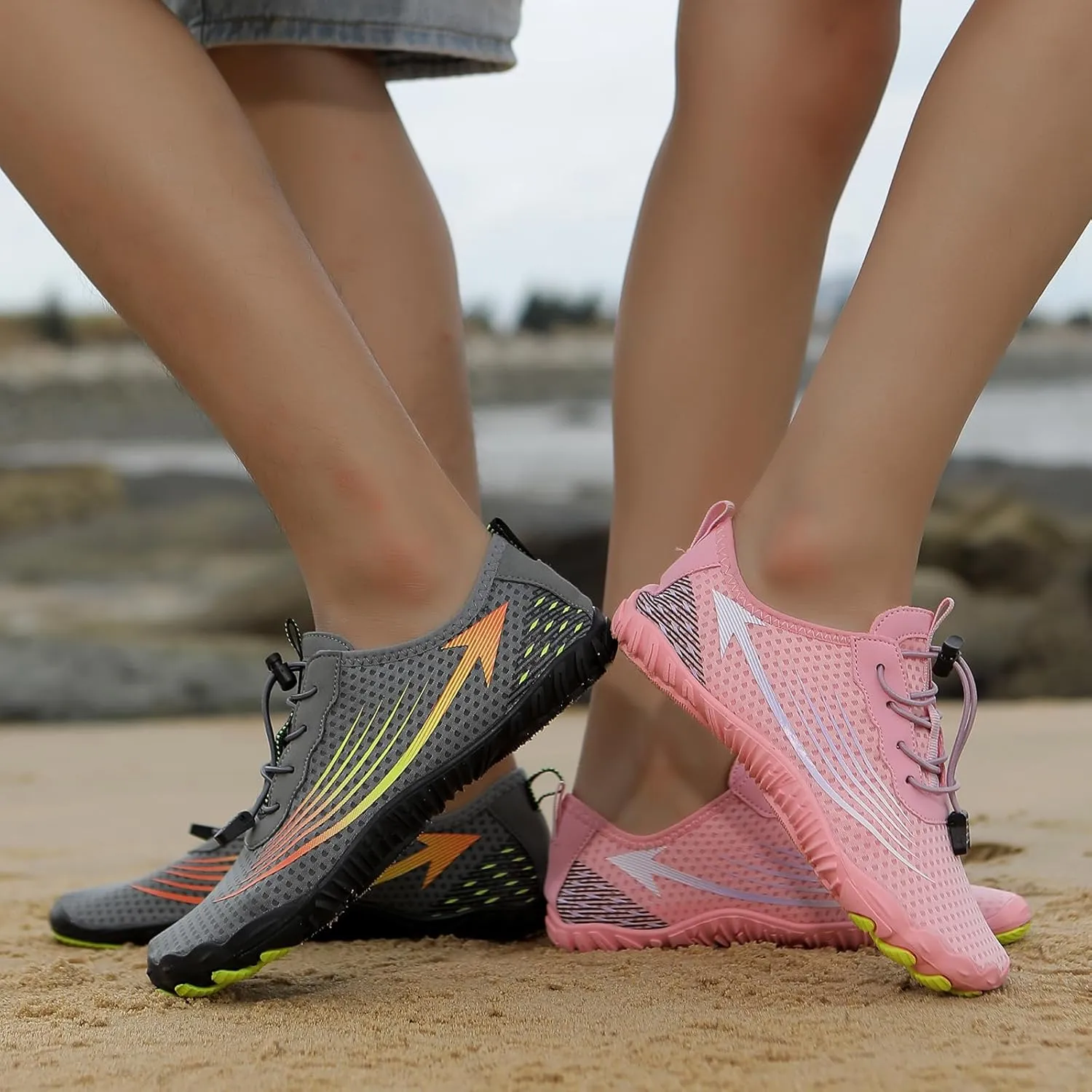 Hike Barefoot Shoes for Women Men, Pro Barefoot Shoes with Wide Toe Box, Healthy & Non-Slip Breathable Footwear Barefoot Shoes Beach Pool Swim Surf Hiking Walking Shoes