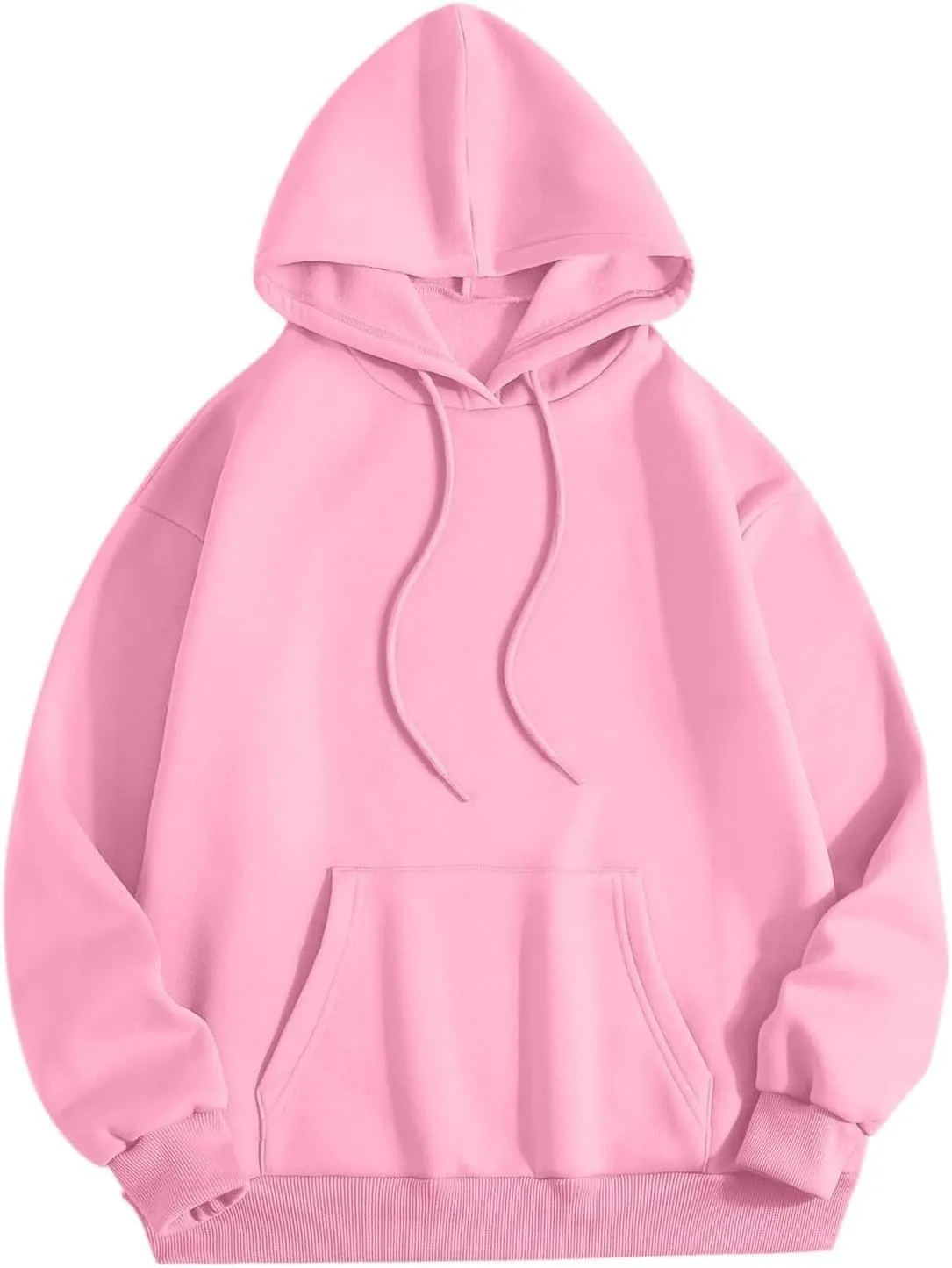Hoodies for Women Plus Size Casual Long Sleeve Sweatshirts Drawstring Tops Loose Print Pullovers with Pocket