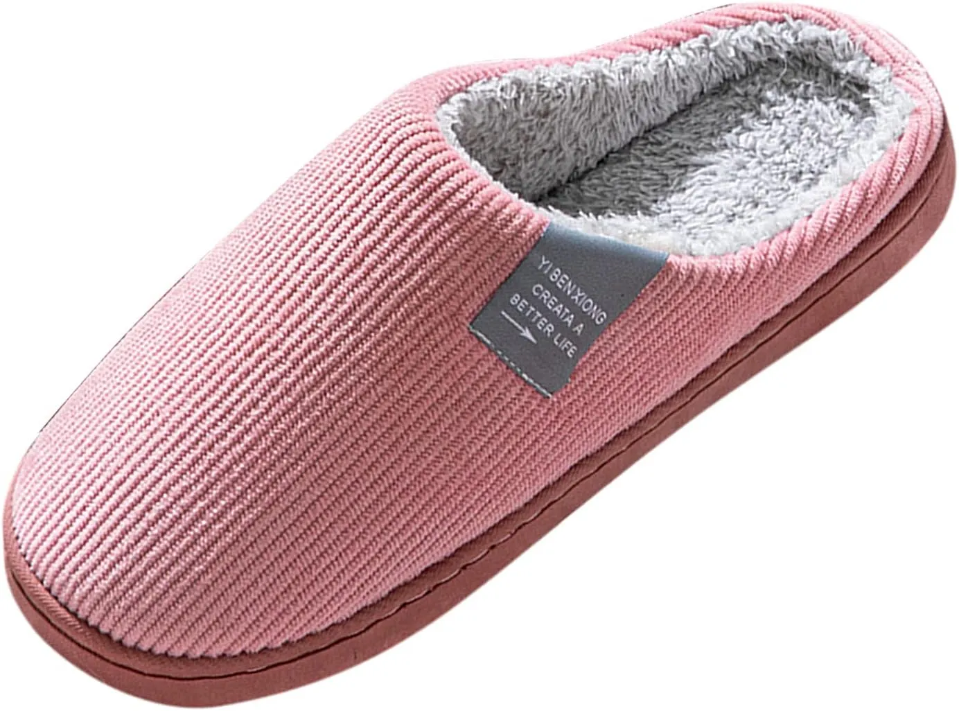 House Shoes for Women Slippers Non Slip Mens Winter House Shoes Non Slip Slippers Womens Black Fluffy Slippers Closed Reindeer Christmas Decoration Gifts for Him 2023