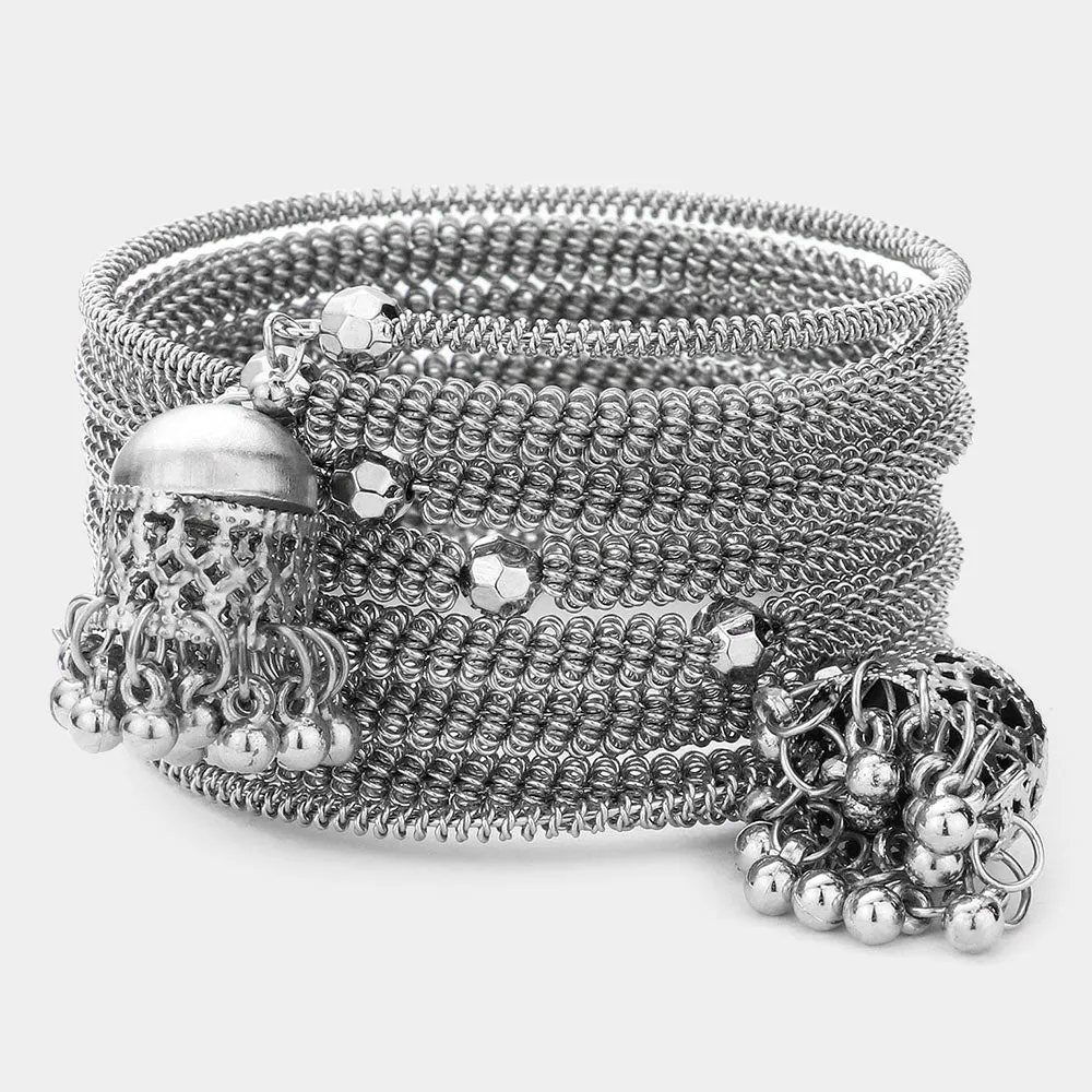 iLLASPARKZ Boho Metal Coil Bracelet