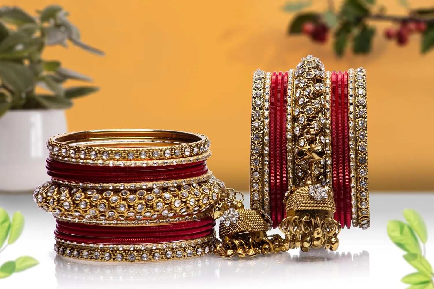 Indian Ethnic Partywear Handmade Bangles ??Elegant Jewelry for Women, Perfect for Weddings, Festivals, and Everyday Wear