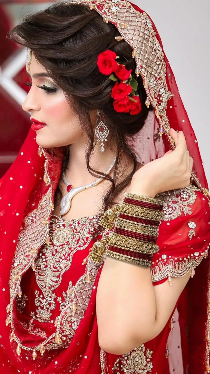 Indian Ethnic Partywear Handmade Bangles ??Elegant Jewelry for Women, Perfect for Weddings, Festivals, and Everyday Wear