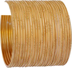 JD'Z COLLECTION Indian Costume Matching Bangles Bollywood Jewelry Plain Metal Bangles Set Jewelry Multi Colors Bangles Set for Women