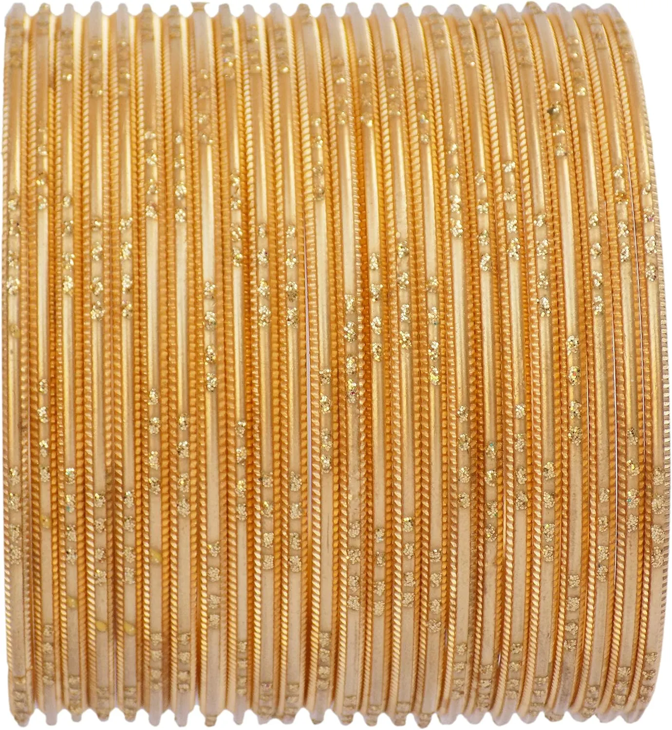 JD'Z COLLECTION Indian Costume Matching Bangles Bollywood Jewelry Plain Metal Bangles Set Jewelry Multi Colors Bangles Set for Women