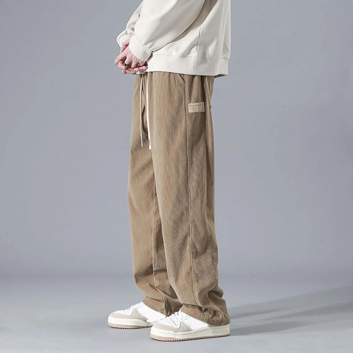Joggers for Men Slim-Fit Joggers Sweatpant Plain Sport Cargo Combat Pant Soft Jogging Sweat