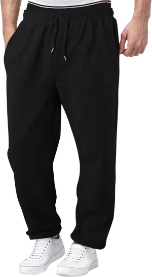 Joggers for Men Slim-Fit Joggers Sweatpant Plain Sport Cargo Combat Pant Soft Jogging Sweat