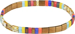 KELITCH Summer Surfer Bracelets Bohemian Beach Stretch Bracelets Women Friendship Bracelets - 02B