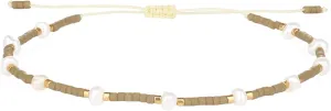 KELITCH Womens Pearl Friendship Bracelets Shell Miyuki Beads Strand Bracelets Pearl Bracelets