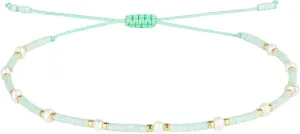 KELITCH Womens Pearl Friendship Bracelets Shell Miyuki Beads Strand Bracelets Pearl Bracelets