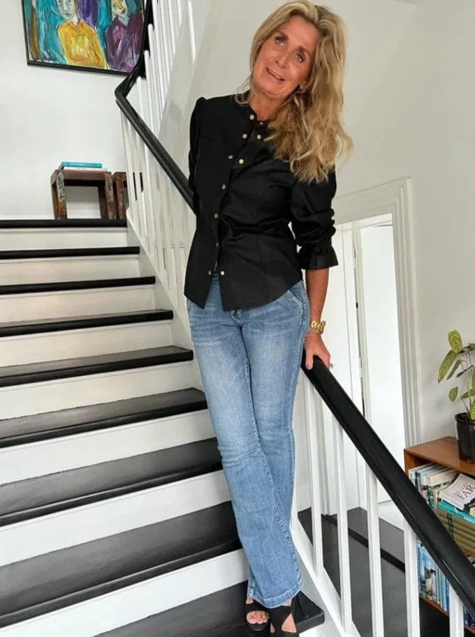 Light Denim Jeans - Alba 7133 - Cabana Living