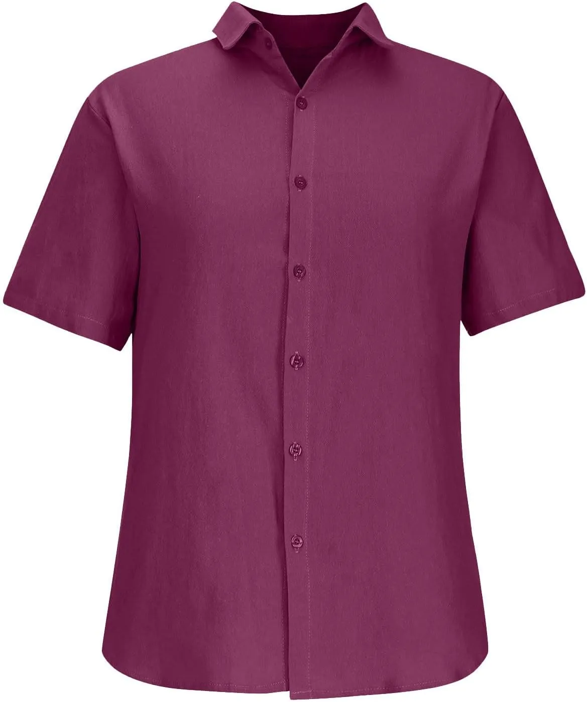 Linen Shirts for Men Button Down Beach Tshirt Vacation Summer Tops Short Sleeve Casual Beach Cotton Shirts