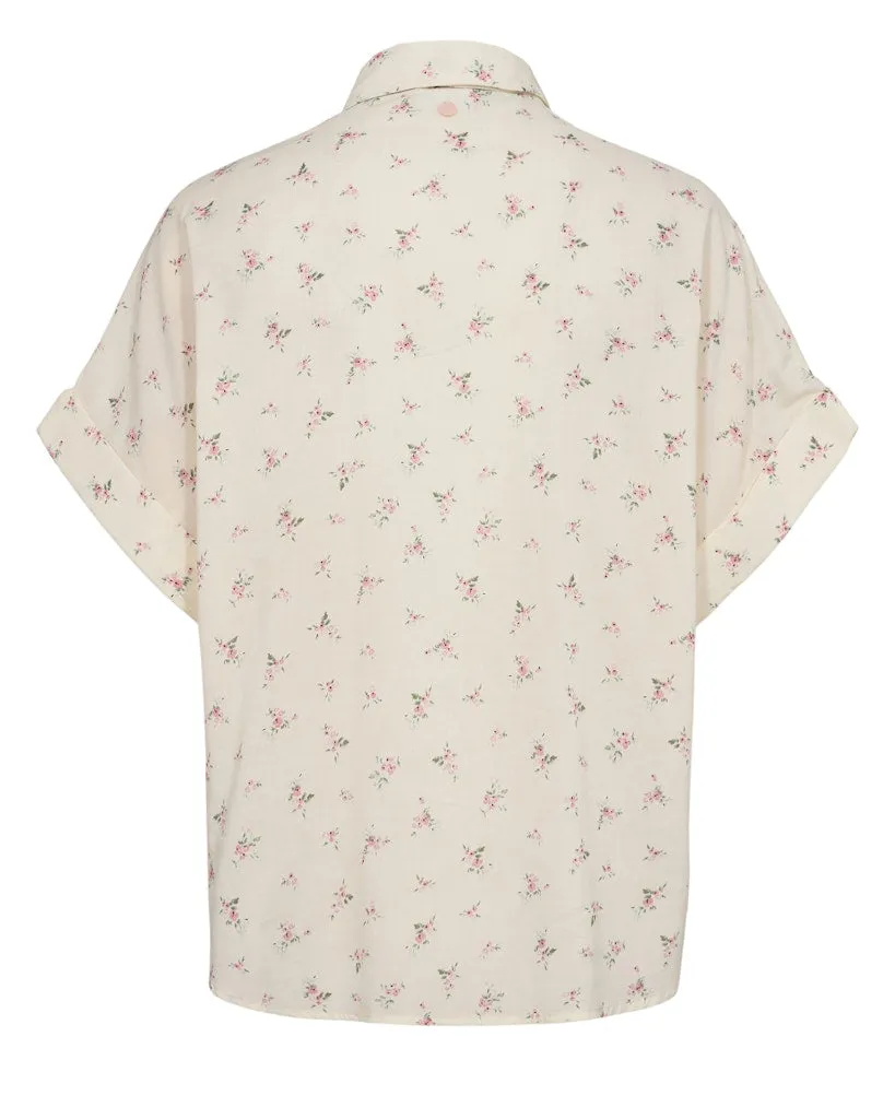Luliana Short Sleeve Bow Shirt