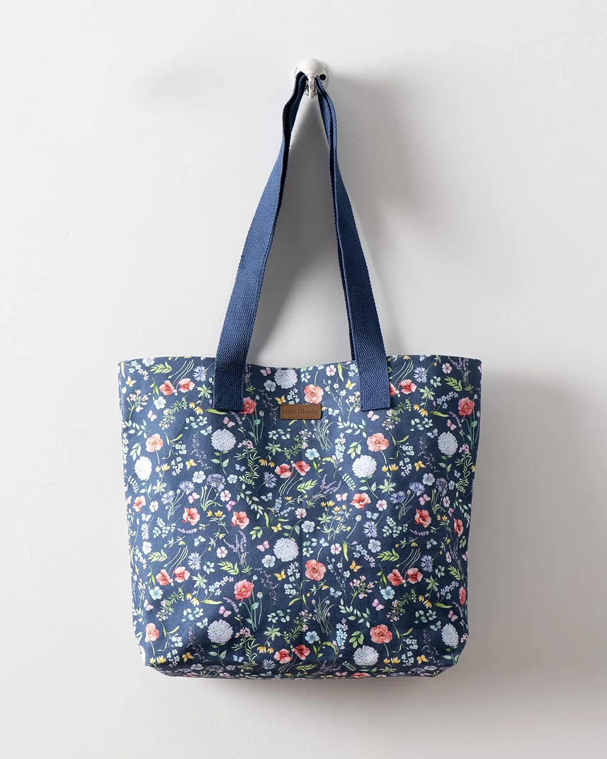 Maison d' Hermine Canvas Tote Bag for Women Cotton Canvas Reusable Shoulder Grocery Bags Bulk with Handle for Shopping Travel