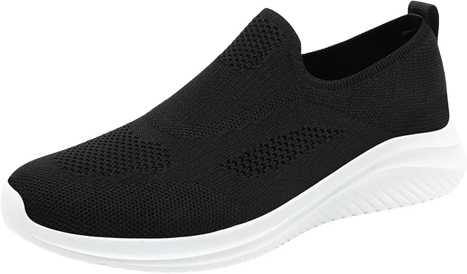 Memory Foam Versatile Shoes for Men Lightweight Sport Gym Jogging Walking Sneaker Soft Flat Soled Elderly Shoes