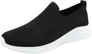 Memory Foam Versatile Shoes for Men Lightweight Sport Gym Jogging Walking Sneaker Soft Flat Soled Elderly Shoes