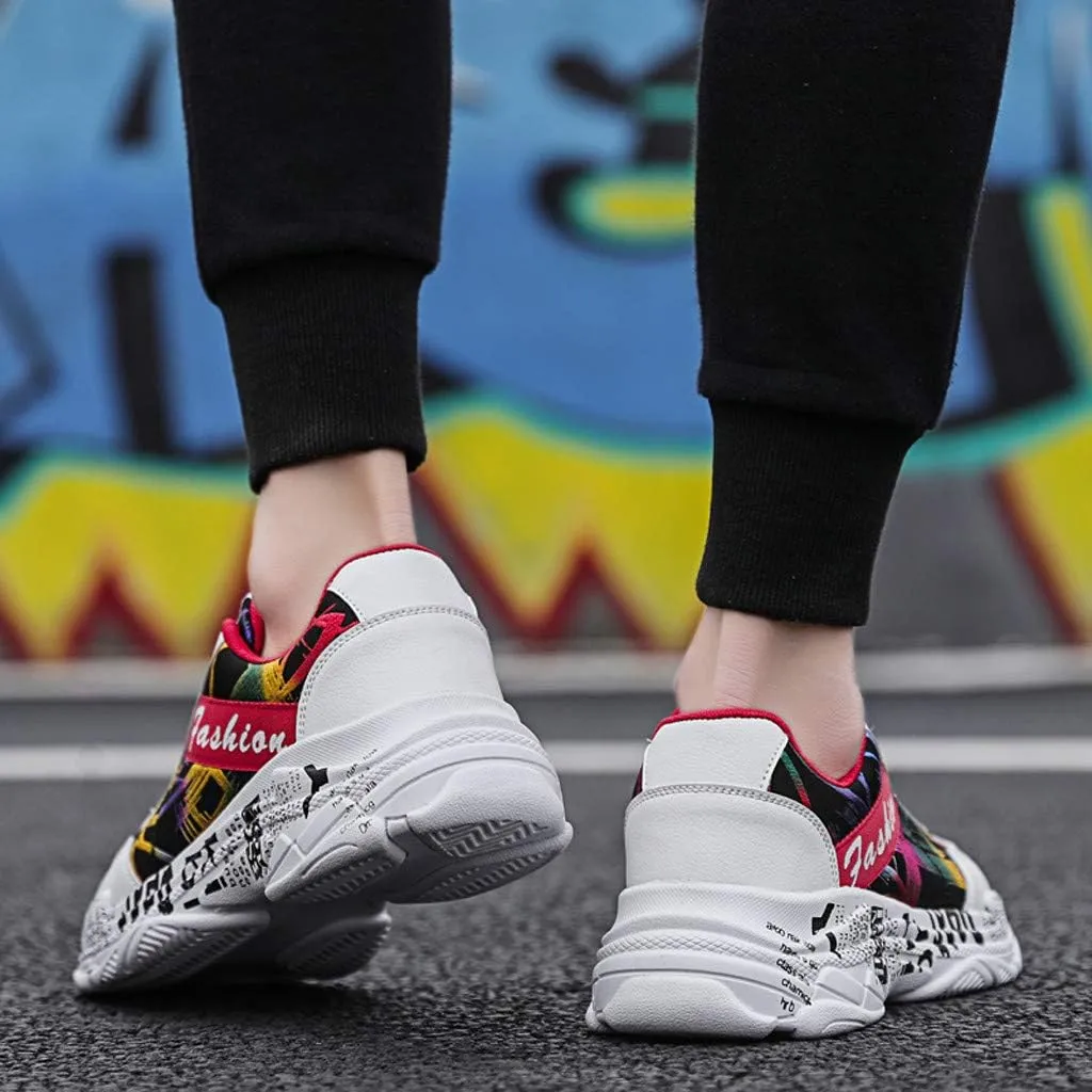 Men Fashion Wild Casual Shoes Comfortable Breathable Low-Top Sneaker Rack for Men