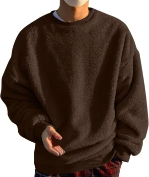 Mens 2024 Casual Cotton Hooded Mens Slim Autumn Casual Solid O Neck Sweater Top Color Men's Fleece Pullover Hoodie