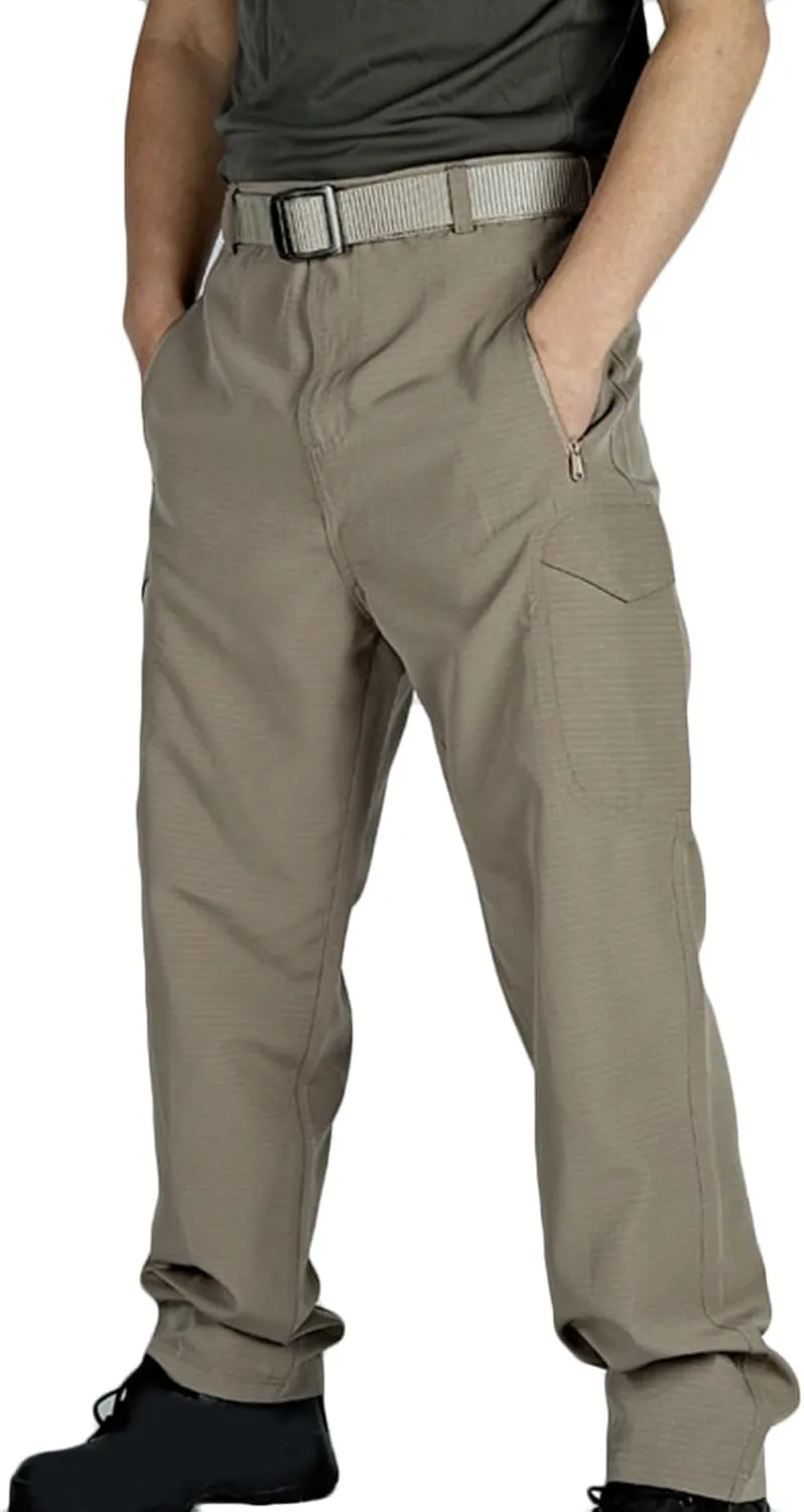 Men's Athletic Chinos Slim Fit Bottoms for Gym Workout Stretch Joggers Breathable Daily Activewear