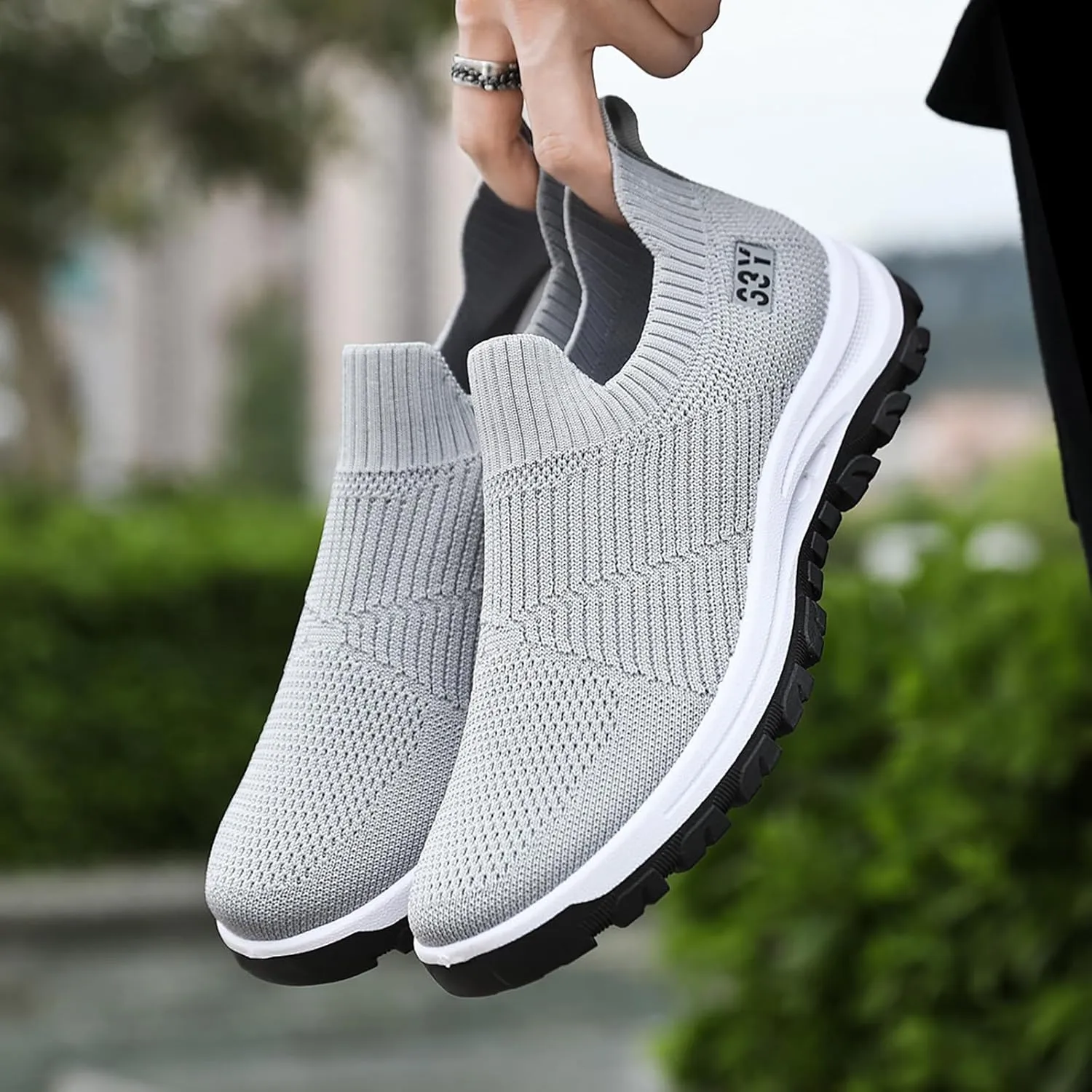 Mens Athletic Shoes Mens Tennis Shoes Tennis Shoe for Men Slip on Shoe for Men Athletic Gym Mesh Sneaker