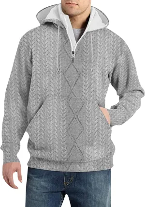 Mens Big and Tall Graphic Hoodie: Heavy Weight Workout Flannel Sweatshirt Designer Oversized Pullover