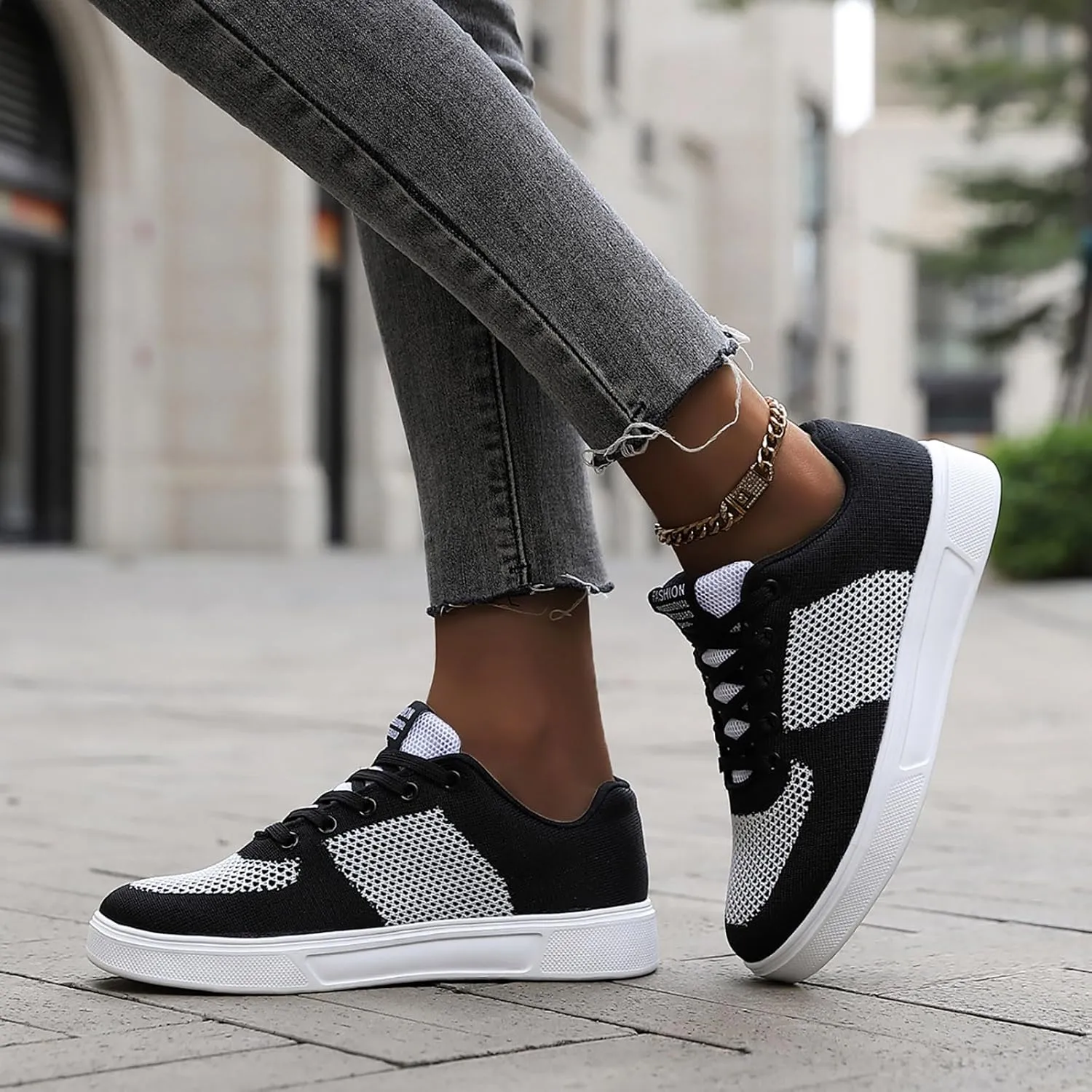 Men's Breathable Mesh Running Shoes Casual Sneaker Mesh Breathable Walking Shoe Business Casual Versatile Shoes