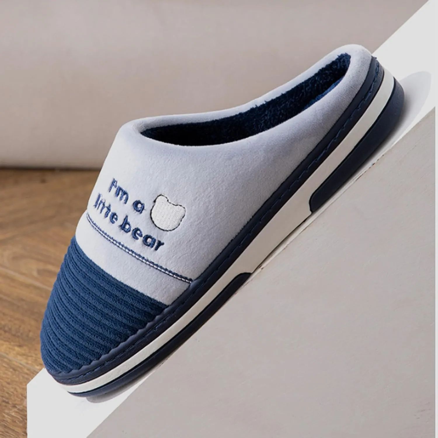 Mens Couple Cotton Slippers Home Lightweight Warm Slippers Christmas Animal Cotton Slippers Mens Slippers 9