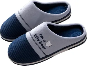 Mens Couple Cotton Slippers Home Lightweight Warm Slippers Christmas Animal Cotton Slippers Mens Slippers 9