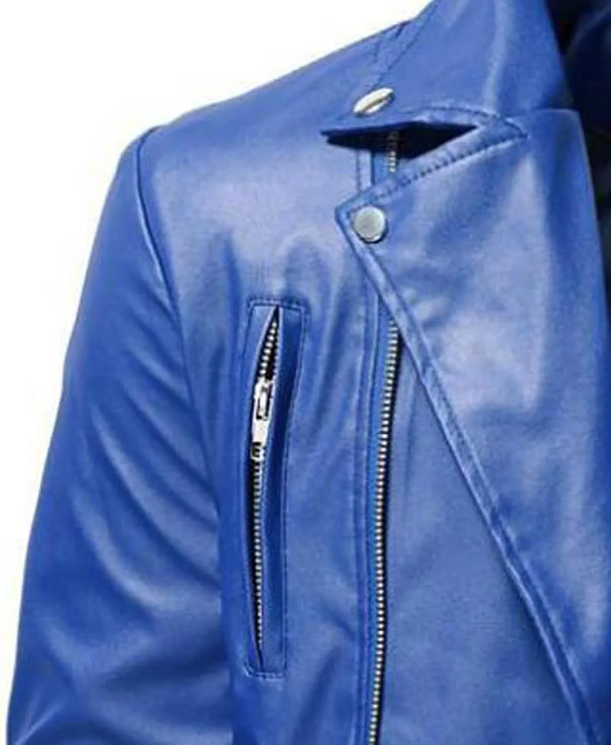 Men's Faux Leather Jackets Motorcycle Racer Jackets Zip-Up Moto Biker Coat Bomber Jackets Lapel Slim Fit Leather Jacket