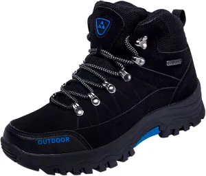 Men's Hiking Shoes Breathable High Top Walking Sneaker Athletic Sport Shoes Outdoor Lightweight Casual Working Shoe