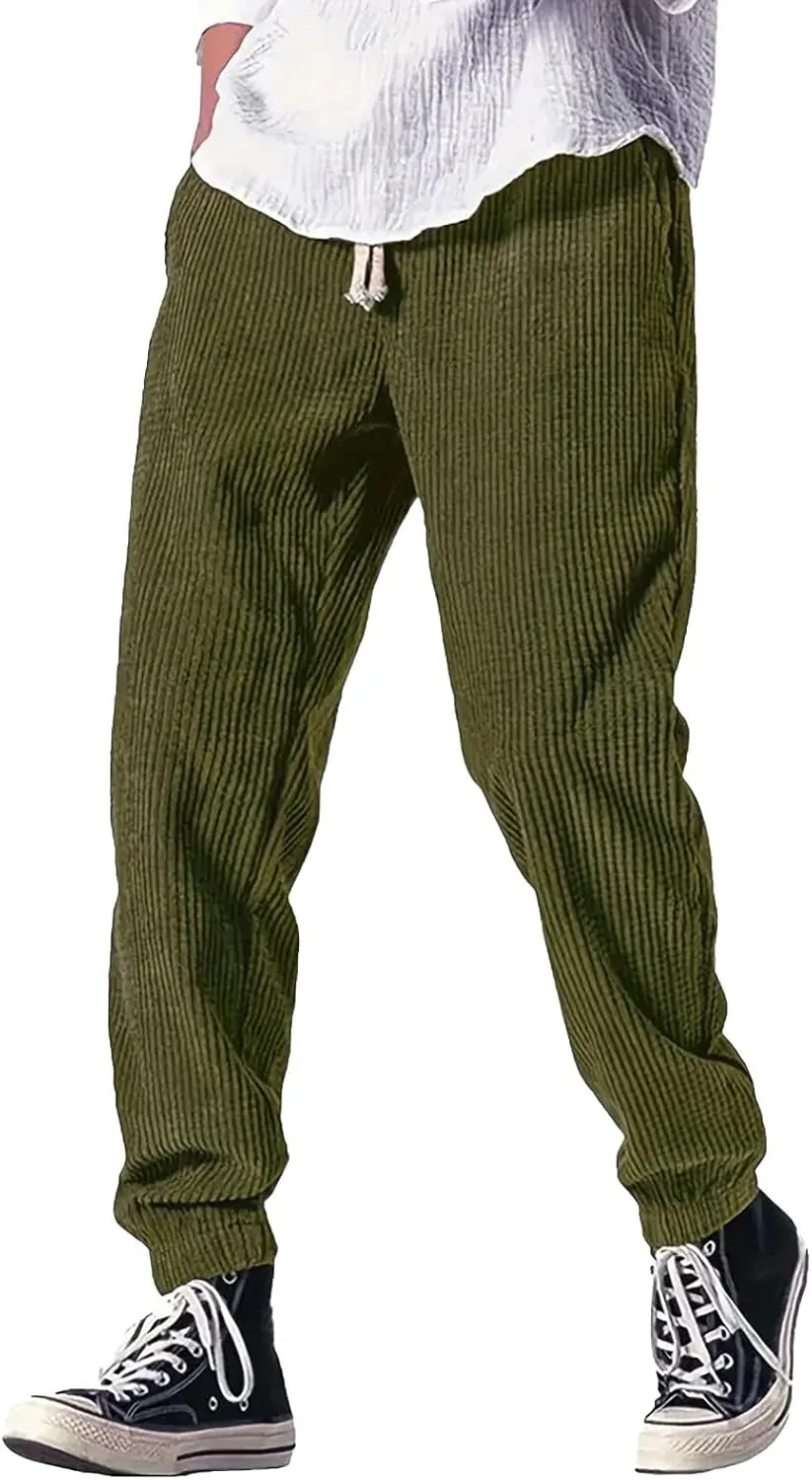 Mens Joggers Comfort Fit Joggers Sweatpant Workout Sport Combat Cargo Pant Comfort Soft Jogging
