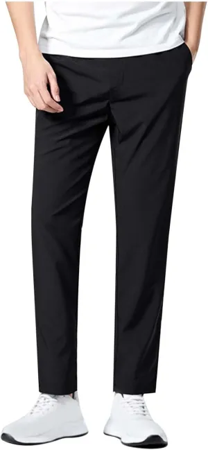Mens Joggers Slim Fit Joggers Sweat Pants Outdoor Sports Pull On Pant Soft Jogging Jogger