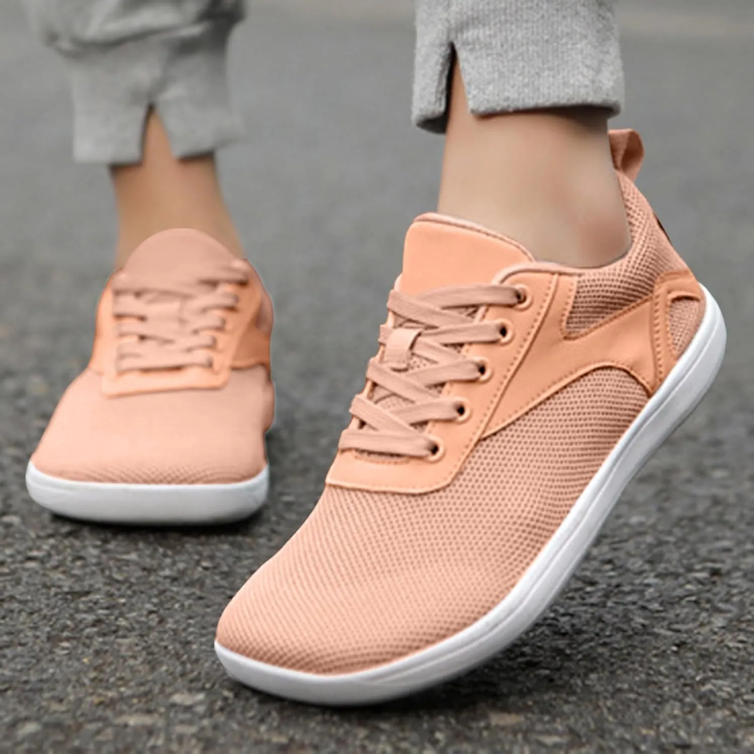 Men's Non Slip Barefoot Minimalist Shoes Outdoor Athletic Slip-On Hiking Shoe Lightweight Elderly Slip On Shoes