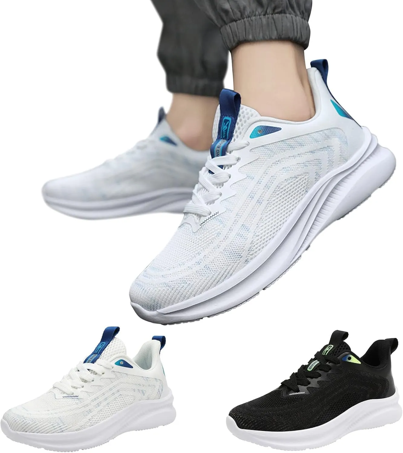 Men's Shoes Men's Fashion Sneakers Slip on Shoe for Men Sneaker for Men Comfortable Mesh Sneaker