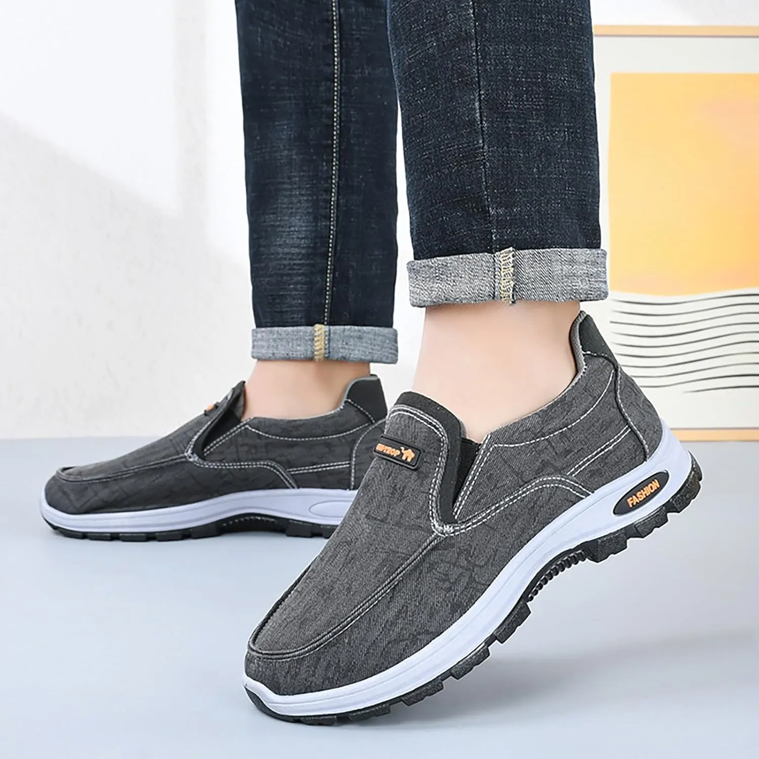 Men's Shoes Mens Slip on Shoes Shoe for Men Slip on Shoe for Men for Everyday and Travel Athletic Gym Sneaker