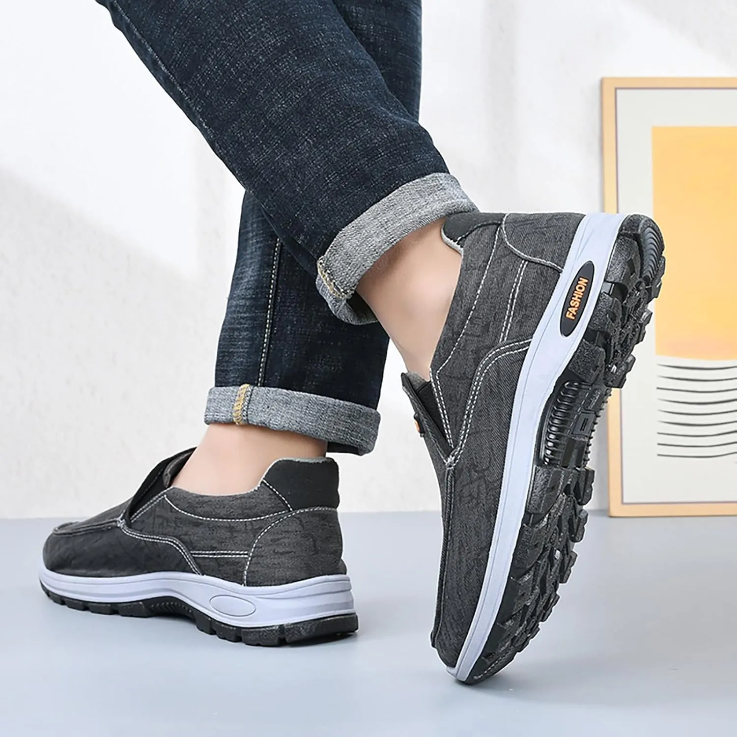Men's Shoes Mens Slip on Shoes Shoe for Men Slip on Shoe for Men for Everyday and Travel Athletic Gym Sneaker