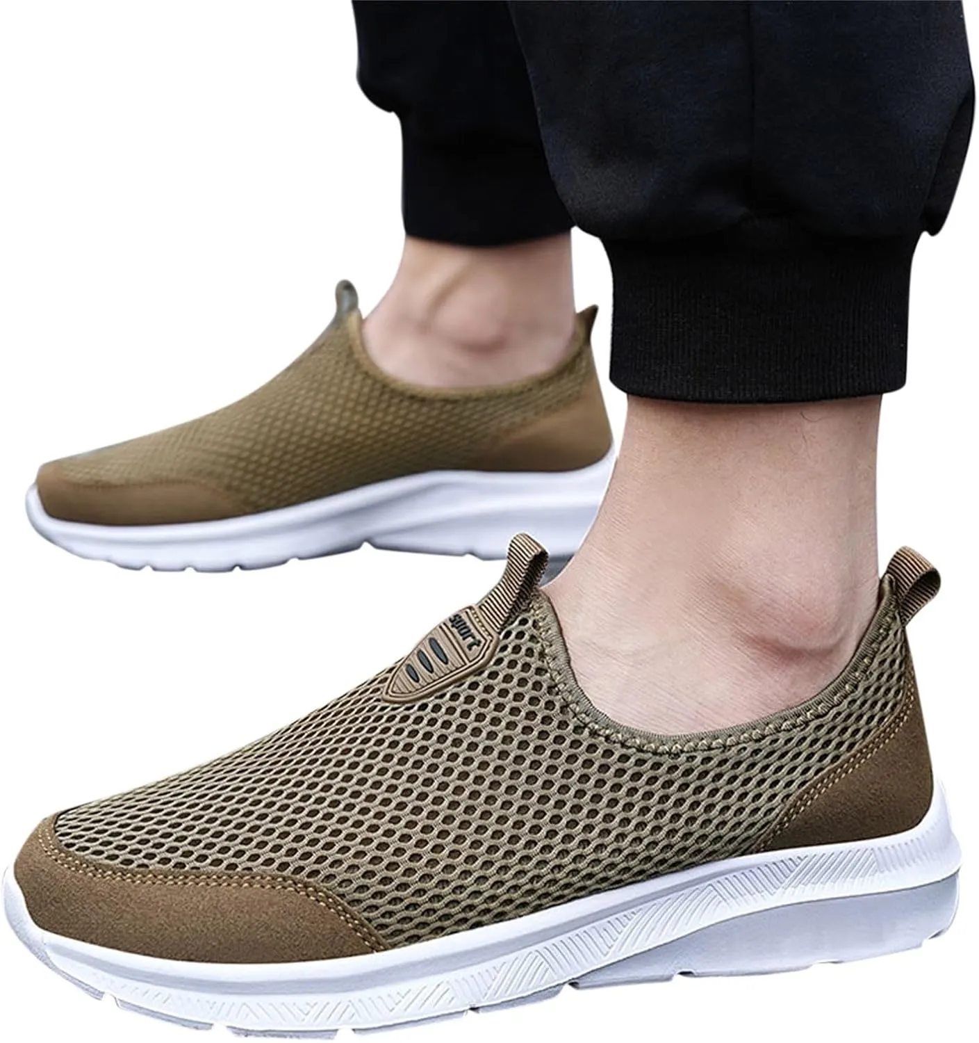 Men's Shoes Mens Tennis Shoes Slip on Shoe for Men Walking Shoe for Men Lightweight Athletic Gym Sneaker