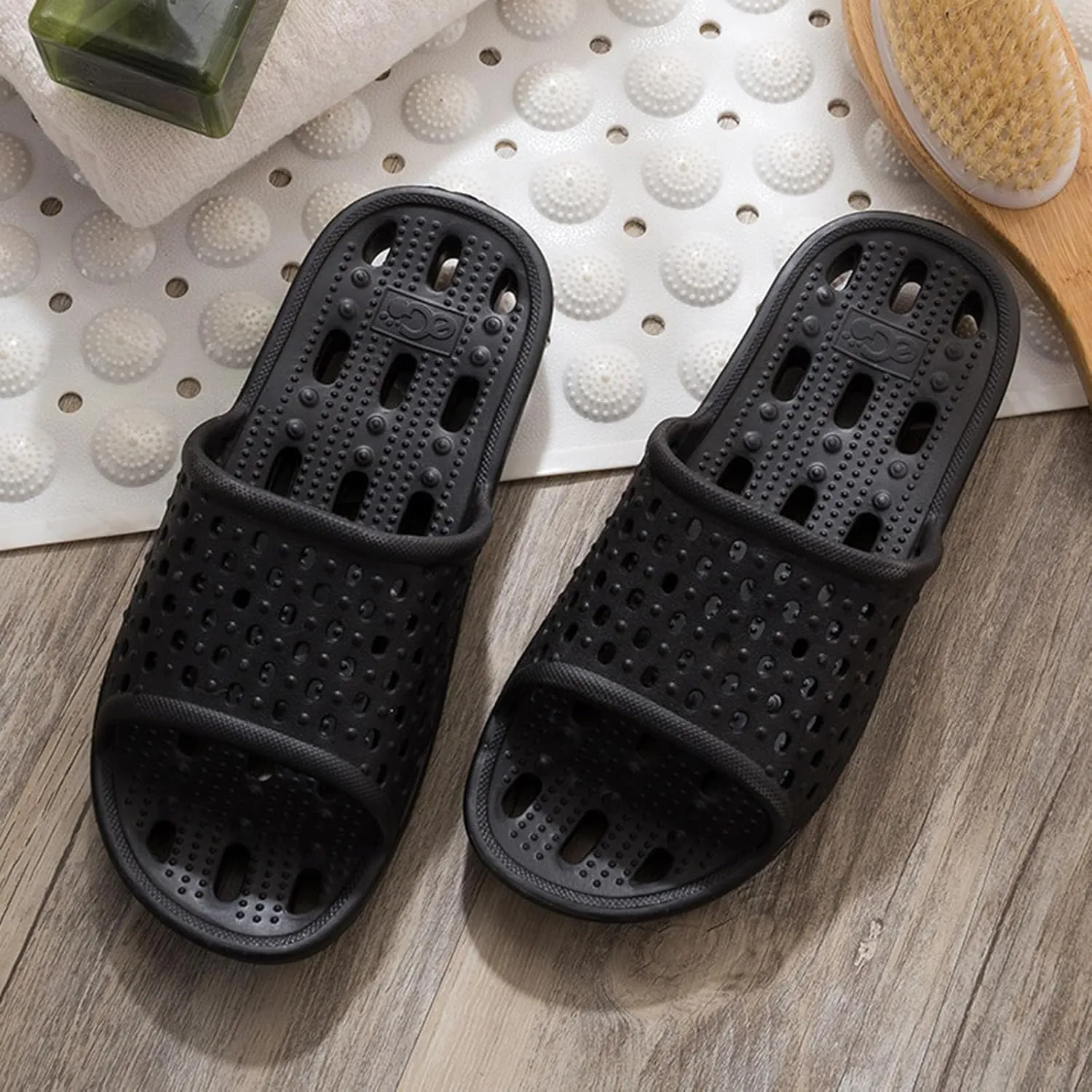 Mens Shower Shoes Womens Slides Cloud Slippers for Men Shower Shoes Women Lightweight Ultimate Comfort House Slides Slippers