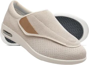 Mens Slip On Trainers Wide Fit Trainers Men Orthopedic Shoes for Men Wide Fit Slip On Sneakers for Diabetics Plantar Fasciitis and Swollen Feet Support