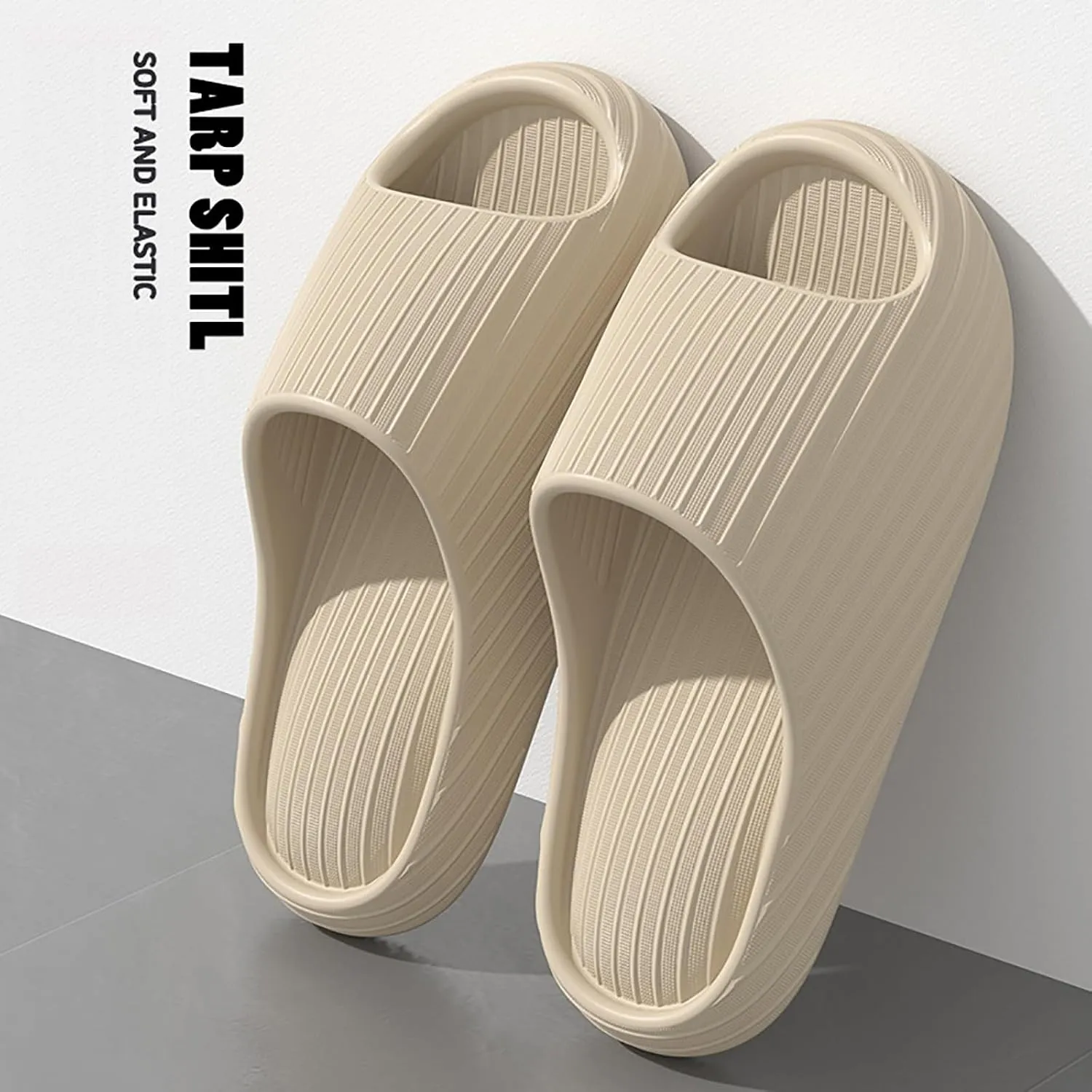 Mens Slippers Shower Shoes Women Cloud Slippers for Men Womens Slides Gym Soft Sole Lightweight
