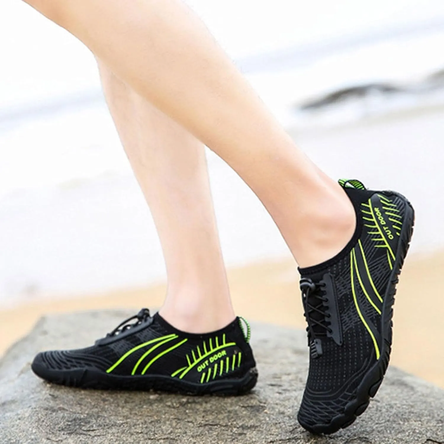 Mens Water Shoes Wide Width Surf Pool Hiking Diving Walking Hiking for Beach or Water Sports