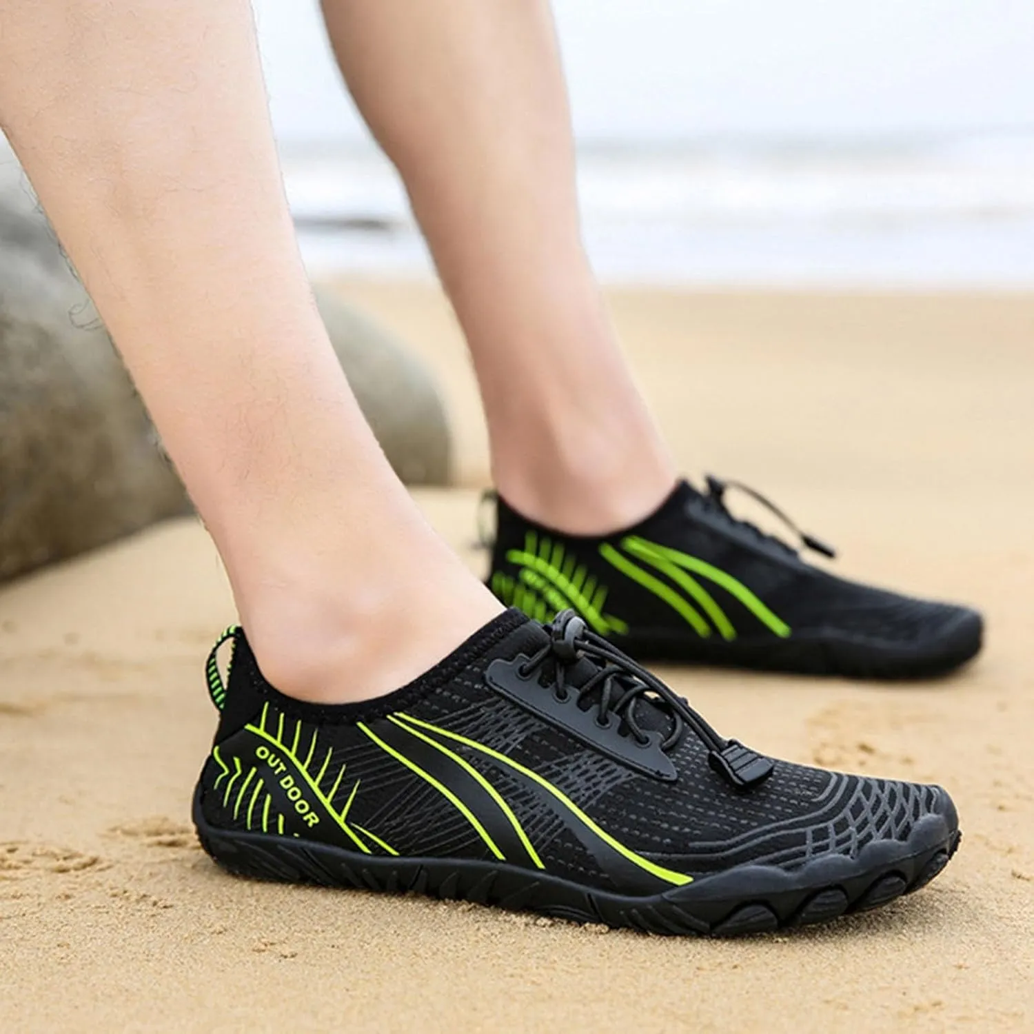 Mens Water Shoes Wide Width Surf Pool Hiking Diving Walking Hiking for Beach or Water Sports