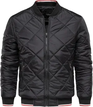 Mens Winter Coats Fashion Casual Solid Zipper Stand Collar Windbreaker Down Cotton Padded Jacket with Pockets